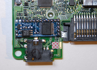 Stick the Midify board to the DS PCB here
