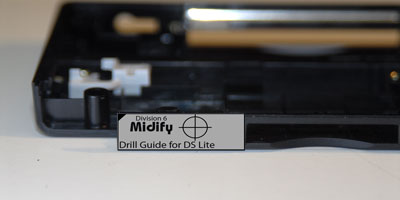 Place drill guide like this