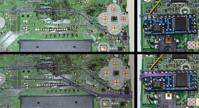 Output wires
