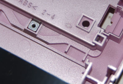 Plus-shaped standoff removed