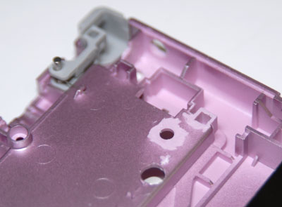 Holes drilled and standoffs removed