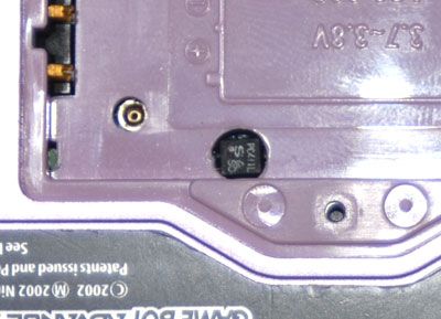Line up chip in hole