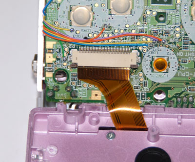 Reconnect ribbon cable