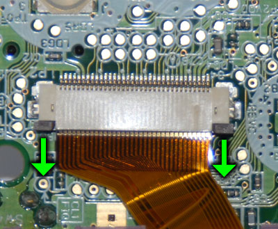 Slide to unlatch ribbon cable