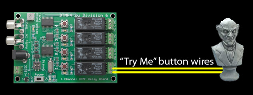 Connect DTMF4 to "Try Me" Button