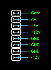 Eurorack Power Connector Pinout 16-Pin