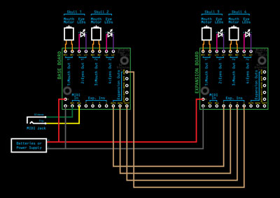 Connection Diagram: 4 Skulls