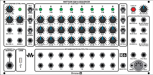Mattson SQ816 in Eurorack